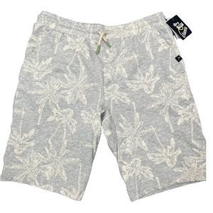 Art Class Big Boy Shorts Knit Relaxed Fit Coconut Tree Printed Size L 12/14